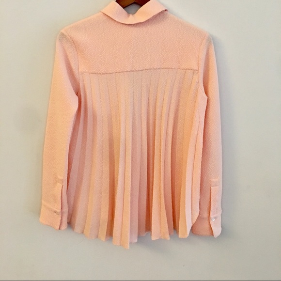 [see by chloé] peach pleat back top - Picture 6 of 7
